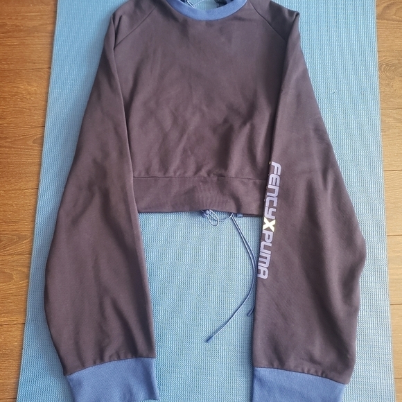 HP. Fenty Puma By Rhianna Laced Sweatshirt - Picture 3 of 10